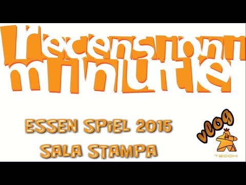 Recensioni Minute Vlog [054] - (Essen Spiel 2015) Passeggiata nella Press Room