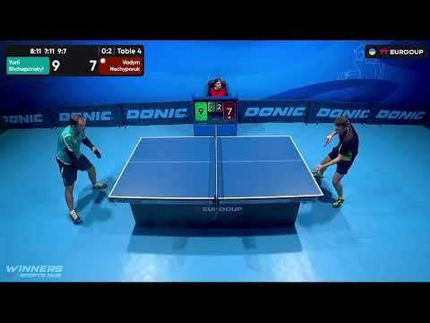 17:35 Yurii Shchepanskyi  - Vadym Nechyporuk 14.09.2023 TT Euro.Cup Ukraine Star. TABLE 4