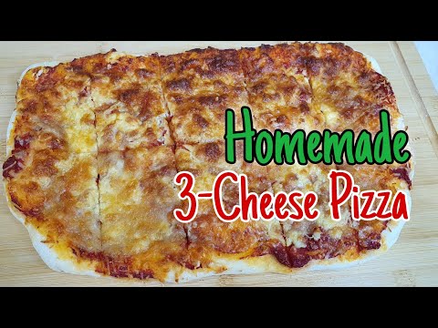 Homemade Pizza | 3 Cheese Pizza