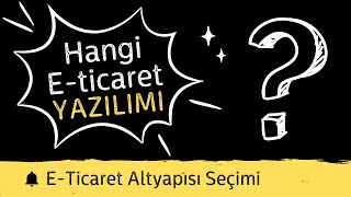 Yeni Başlayanlar İçin E-Ticaret Altyapısı Shopify vs WooCommerce vs İkas vs Tsof
