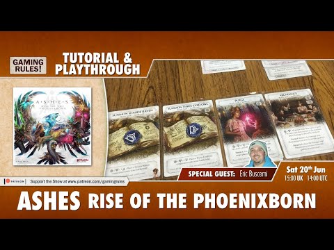 Ashes: Rise of the Phoenixborn - Tutorial and playthrough