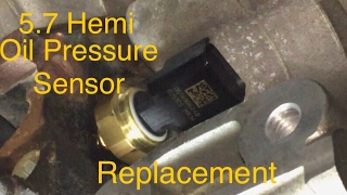 Chrysler Hemi 5.7 Oil Pressure Sensor/Switch Replacement