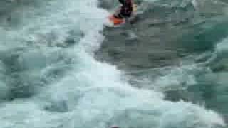 preview picture of video 'Whitewater action at Skjåk, Norway'