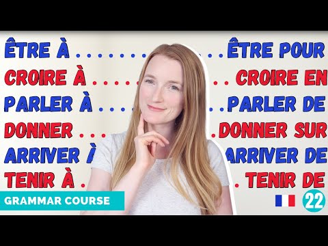 French Verbs With Different Prepositions (and meanings) // French Grammar Course // Lesson 22 🇫🇷