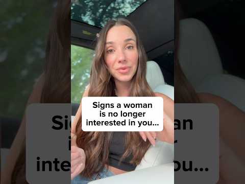 Signs a woman is no longer interested in you… #datingcoach #datingcoachformen #datingadvice