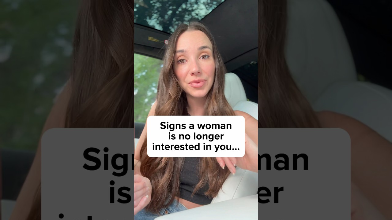 Signs a woman is no longer interested in you… #datingcoach #datingcoachformen #datingadvice