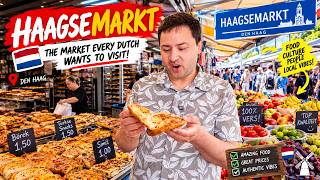 Dutch Market Food Tour 🇳🇱 | Exploring Haagse Markt in The Hague!