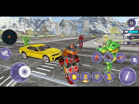 Heavy Excavator Robot: Snow Robot Construction Games - Unlock Red Robot | Android iOS Gameplay