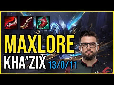 MAXLORE - KHA'ZIX vs. OLAF Jungle | EUW DIAMOND | PATCH 11.1