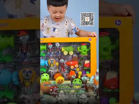 Bộ Đồ Chơi Plants Vs Zombie, Trò Chơi Bắn Zombie Vui Nhộn, Quà Tặng Dành Cho Bé
