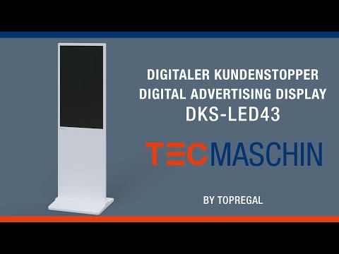 Product video Digital advertising screensr DKS-LED43