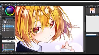 Min  Girl Meliodas（00:03:13 - 00:08:28） - 【イラストメイキング】ルーミア　描いてみた【メディバンペイント】