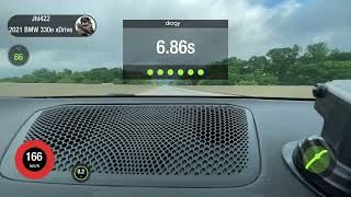 2021 BMW 330e xDrive 100-200km/h 12.27s Dragy