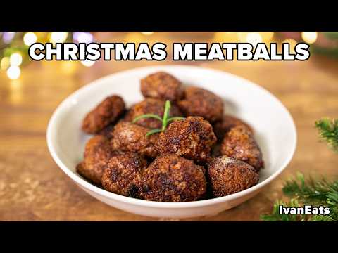 Classic Swedish Christmas Meatballs | JULKÖTTBULLAR