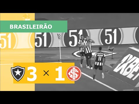 BOTAFOGO 3 X 1 INTERNACIONAL - CAMPEONATO BRASILEIRO 2023; VEJA OS GOLS
