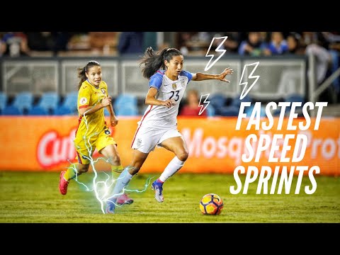 Christen Press I Speed Sprints in Football I Fastest USWNT Player