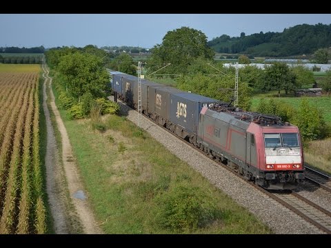 Rheintalbahn am 19.09.16 Teil 2 – «Bunter Bahnverkehr in Hügelheim»