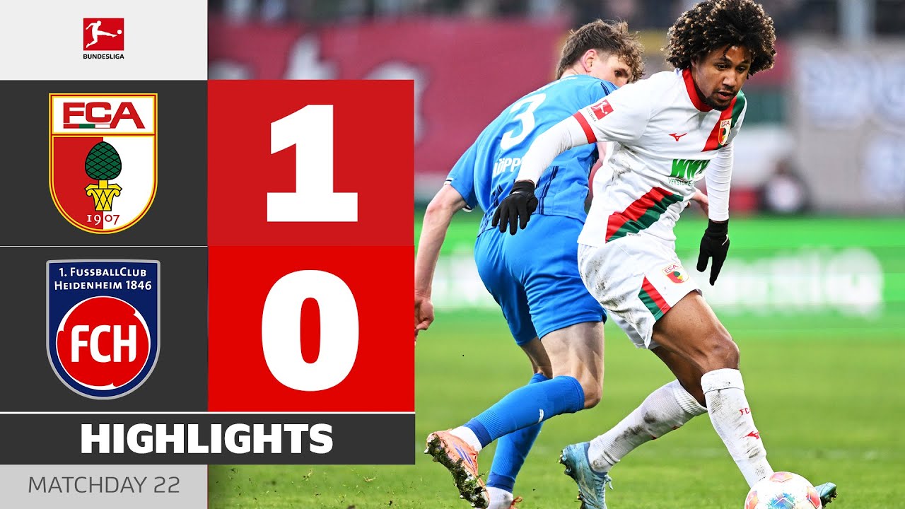 Augsburg vs 1.  Heidenheim Highlights