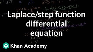 Laplace/Step Function Differential Equation