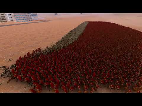 10000 Spartan vs 10000 Zombies - Ultimate Epic Battle Simulator