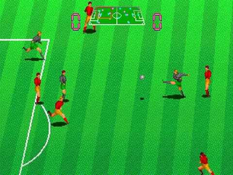 Euro Champ '92 (Taito 1992)  Attract Mode 60fps