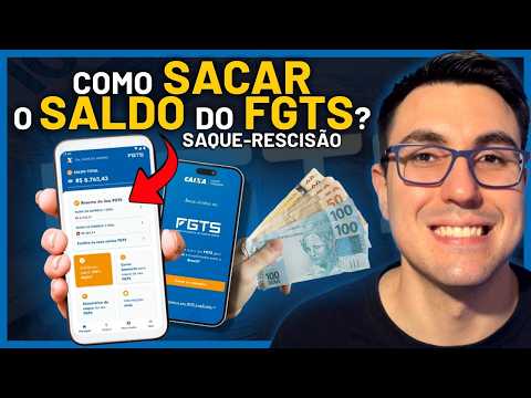 COMO SACAR o FGTS + MULTA após DEMISSÃO SEM SAIR DE CASA | SAQUE-RESCISÃO | PASSO a PASSO 2025