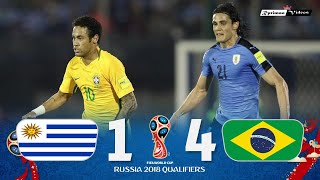 Uruguay 1 x 4 Brasil (Paulinho Hat-Trick) ● 2018 World Cup Qualifiers Extended Goals & Highlights HD