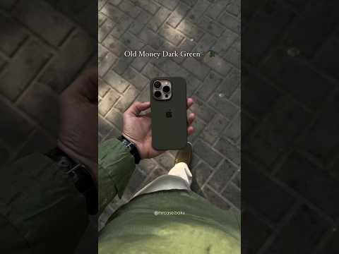 old Money 🤑 Dark green case  backcover iphone15 #shorts #viral