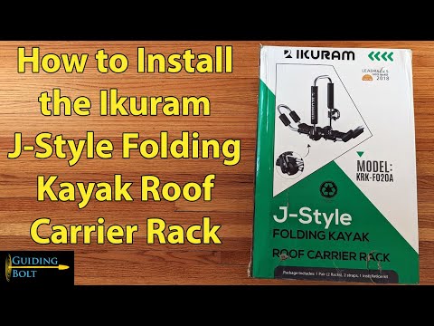How to Install the Ikuram J-Style Folding Kayak Roof Carrier Rack