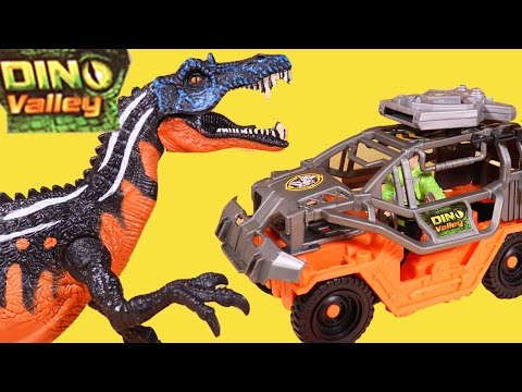 Dino Valley - Raptor Buggy Playset - Velociraptor Capture