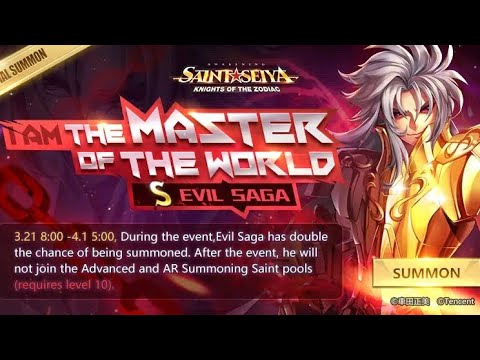 EVIL SAGA KOK DAMAGE NYA SAKIT GINI! - SAINT SEIYA AWAKENING INDONESIA