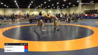 79 Kg Consolation Michael Battista Cavalier Wrestling Club Vs Noah Glaser Panther Wrestling Club R