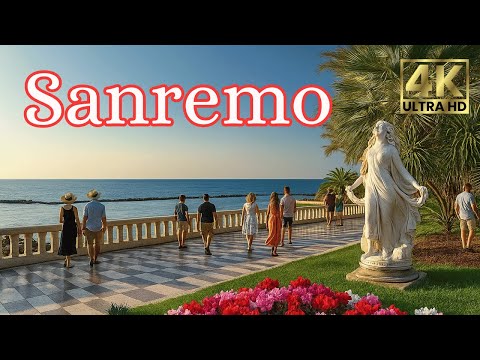 Sanremo, Italy 🇮🇹 4K 60fps Walking Tour – September 2025