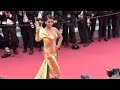 Aishwarya Rai and Ming Xi on the red carpet at the Cannes Film Festival