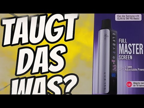 Elfbar Master im Unboxing und test. Lohnt sich der Preis von 17.99€  ?