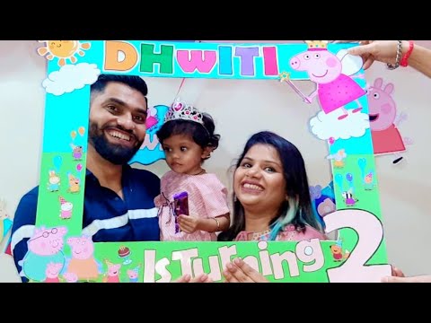 Happy Birthday Dhwiti 🎂 || Birthday party || 2year Baby || Family Time in india || Enjoy party
