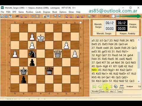 Karpov anatoly and mariotti sergio 1977  0 1    c111