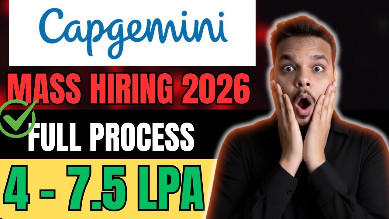 Capgemini Hiring 2026 | Capgemini Roles , Updated Pattern | Capgemini Hiring Update 2026