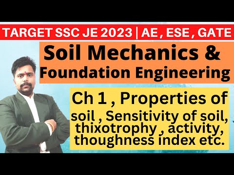 INTRODUCTION TO SOIL MECHANICS Soil Mechanics for GATE ESE SSC JE STATE AE JE RRB JE