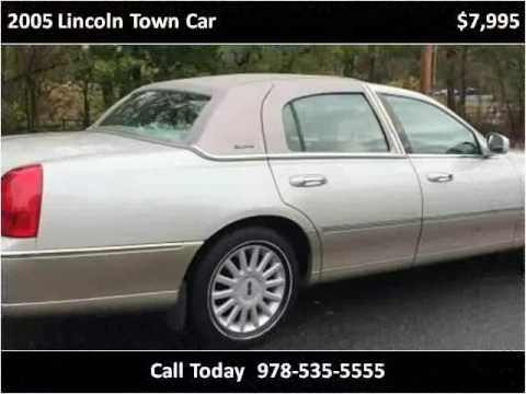 2005 Lincoln Town Car Used Cars Peabody MA