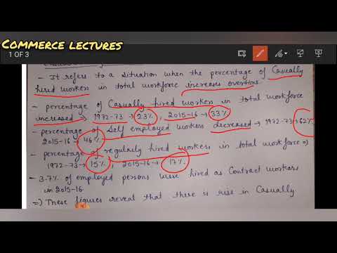 unemployment workers self employed workers hired workers casual workers regular workers