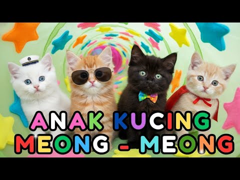 CAT MEOW MEOW is so cute it makes the little cat laugh