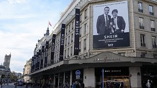 Shein abre su primera tienda física en París en medio de protestas