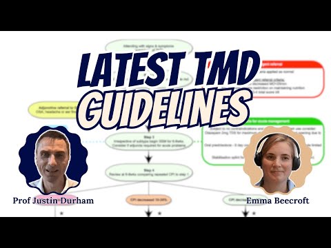 TMD New Guidelines! Evidence Based Care - PDP213