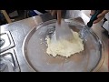 Making A Pineapple Ice Cream Roll