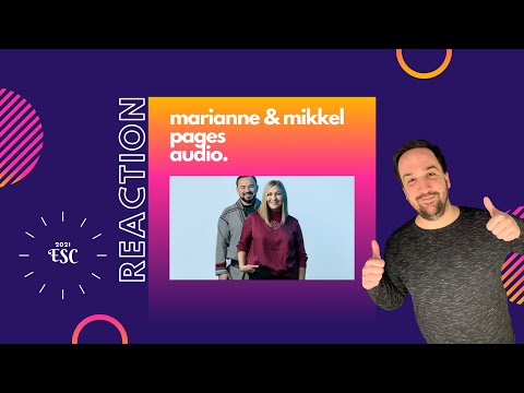 REACTION / MARIANNE & MIKKEL "Pages" I MGP 2021 Heat 4 I Eurovision Song Contest 2021 (Norway)