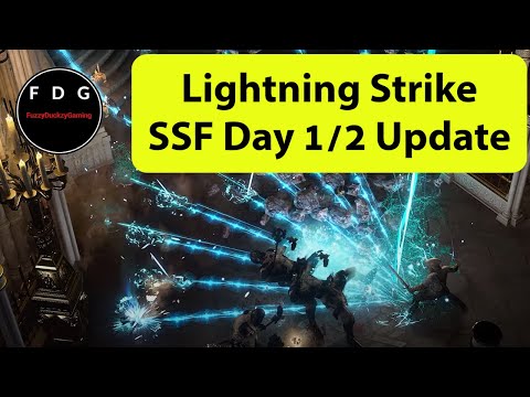 Day 1 & 2 Update - Lightning Strike Raider SSF Lake of Kalandra POE 3.19