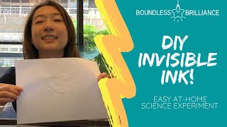 DIY Invisible Ink! | STEAM activity for Kids!