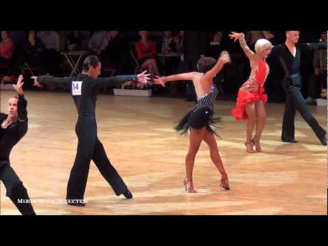 International Evry - Adult Latin - Quarter Final Rumba - Ch-Guillaume Schmitt & Eléna Salikhova