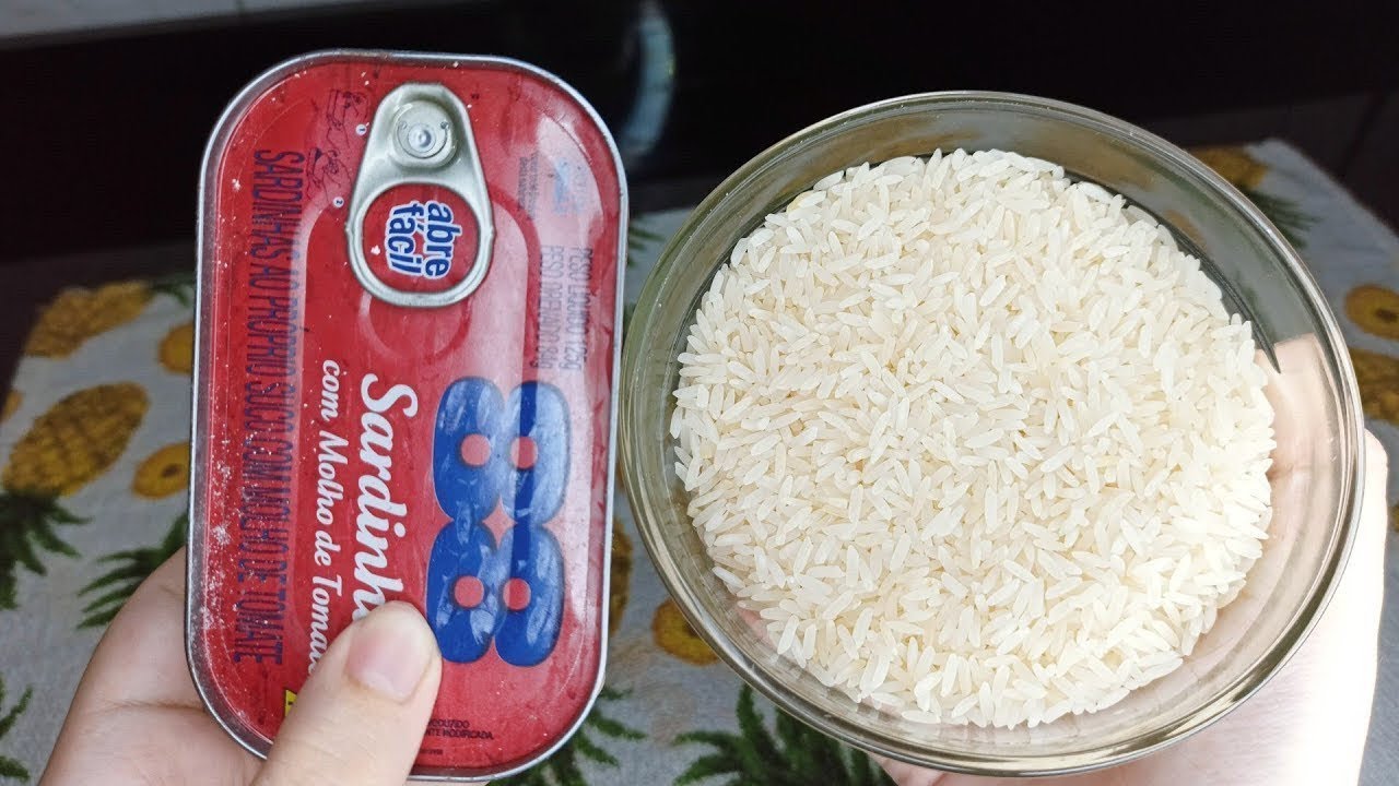 MISTURE ARROZ CRU COM SARDINHA E NÃO VAI MAIS QUERER CARNE NO ALMOÇO OU JANTAR PRONTO EM MINUTOS